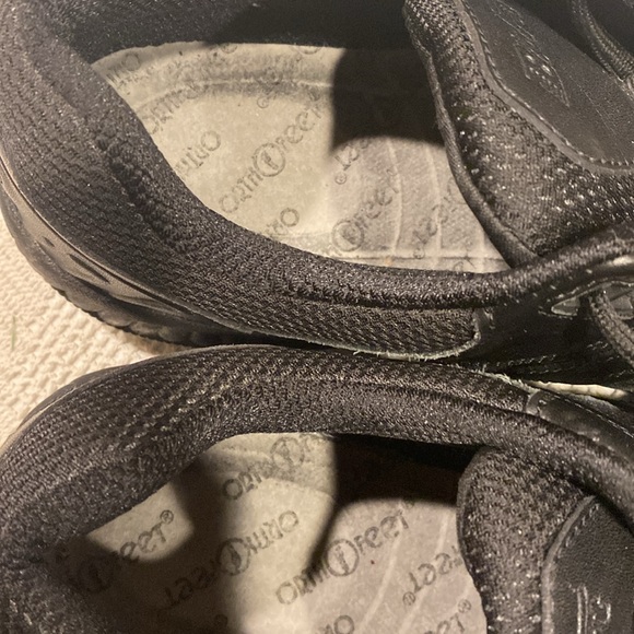 Bio Fit Orth Feet Black Leather Sneakers, Size 13 Wide. - Picture 8 of 9